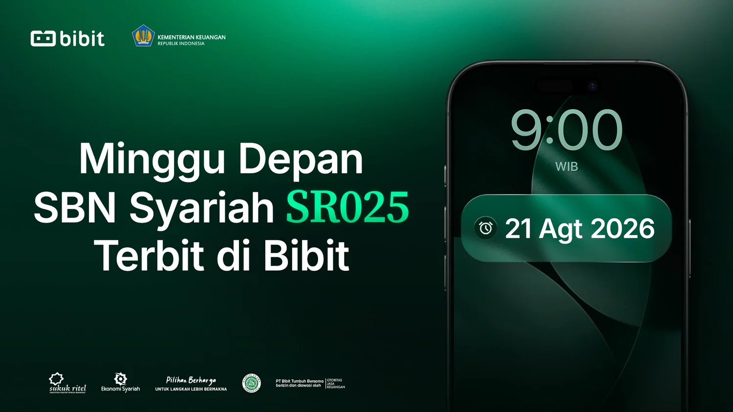 Minggu Depan SBN Syariah SR025 Terbit, Dapatkan Passive Income Bulanan